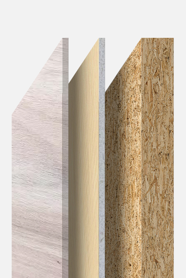 Melaminová deska v koženém designu