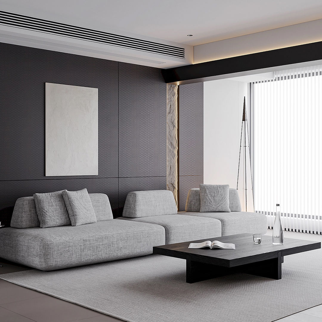 Panel textury granulí BZ02 - 3D